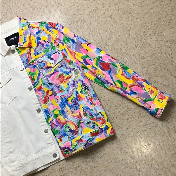 Custom Hand Painted Jean Jacket - Picture 2 of 5